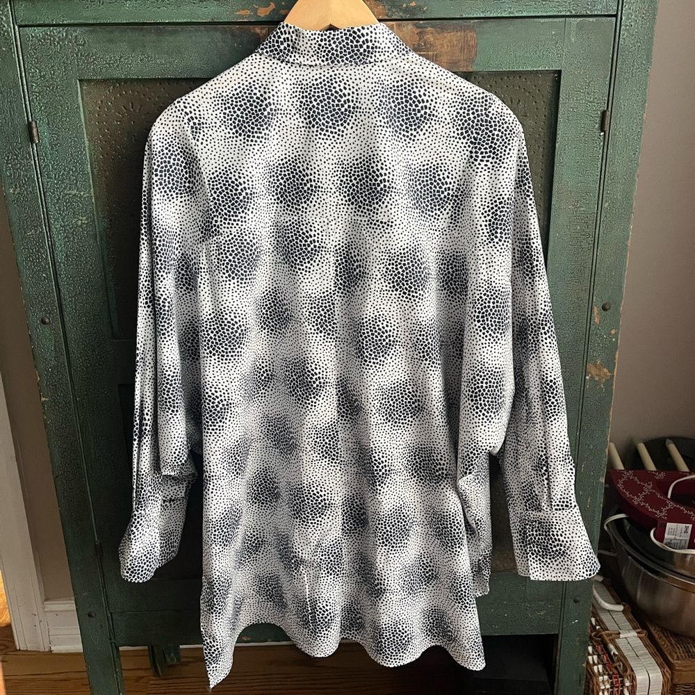 DIANE VON FURSTENBERG Caleb Printed Stretch-Cotton Poplin Shirt - Picture 7 of 11